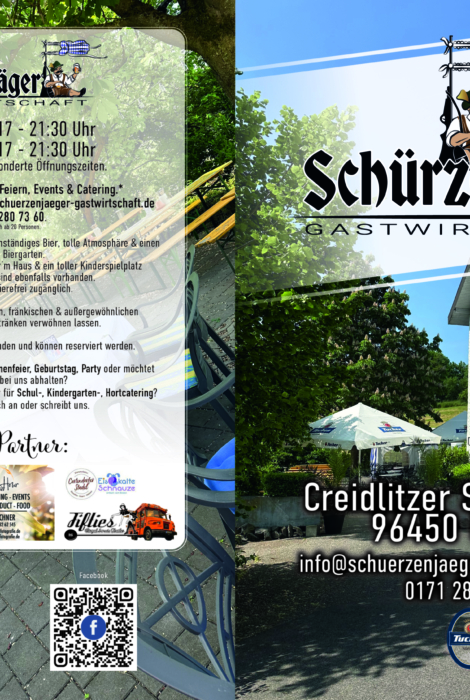 Flyer Speisekarte